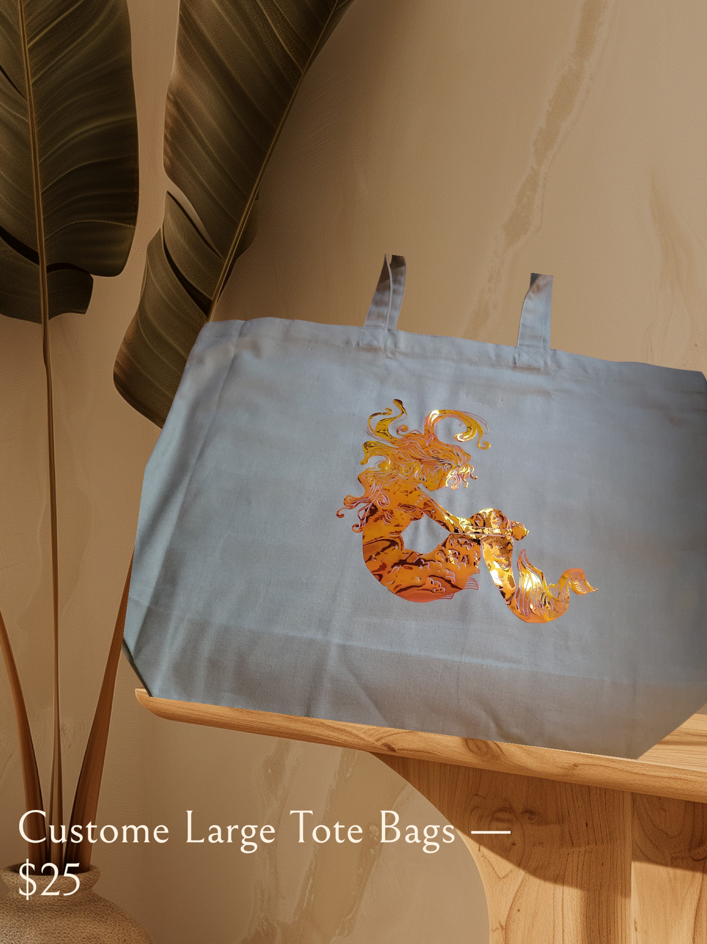 Custom Large Tote bags