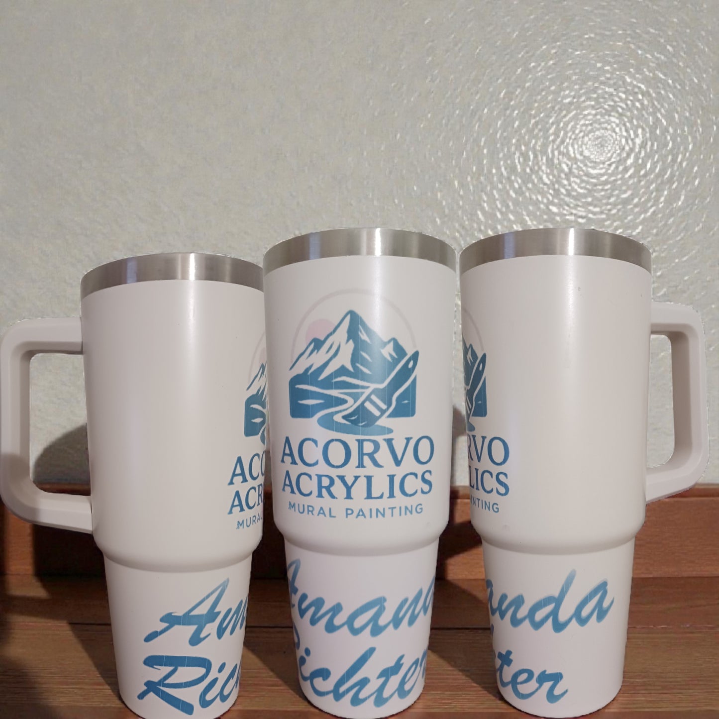 Custom 40 oz Tumbler with Handle