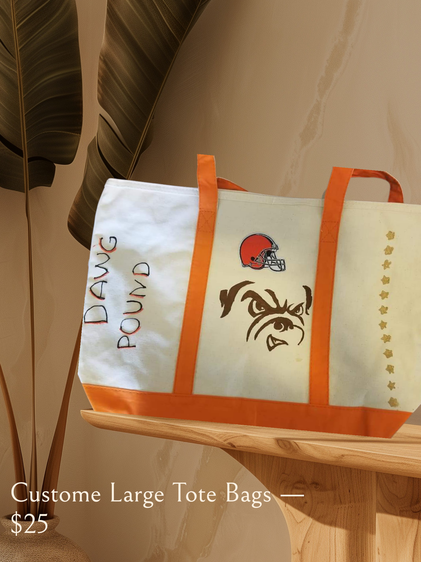 Custom Large  Tote bags